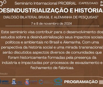 PPGH realiza Seminário Internacional PROBRAL